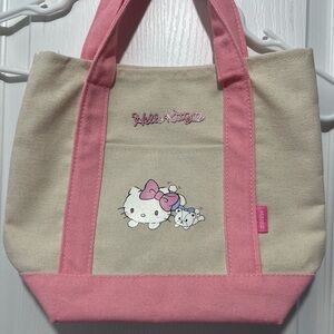 Hello Kitty Pink and Cream Canvas Tote